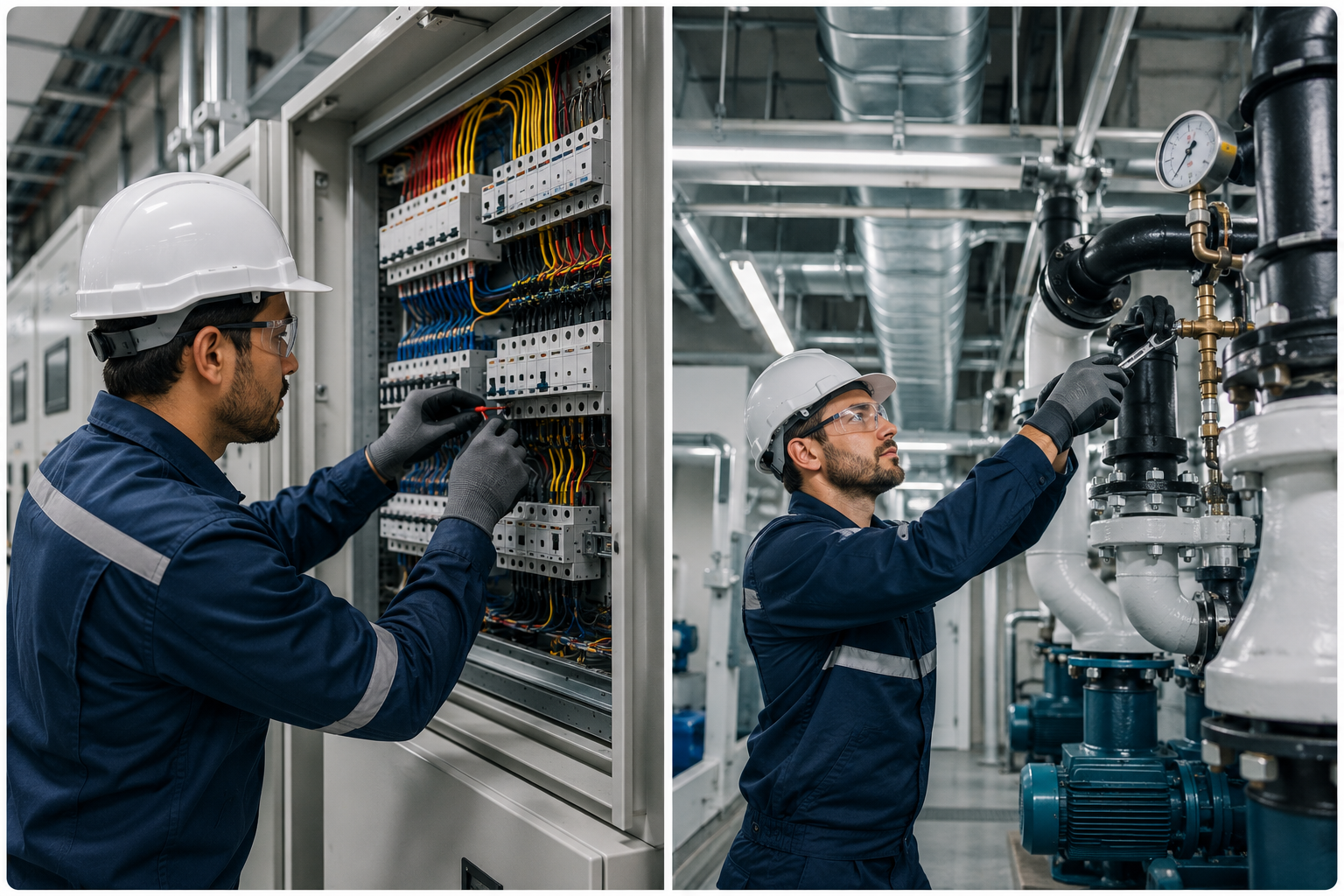 a person doing MEP engineering services for a project