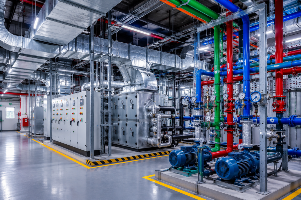 MEP engineering work of a company