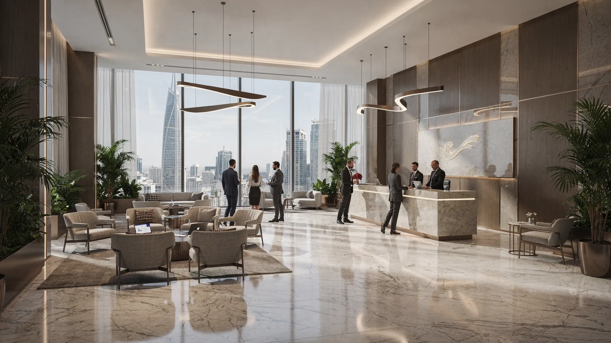 Commercial interior designing project