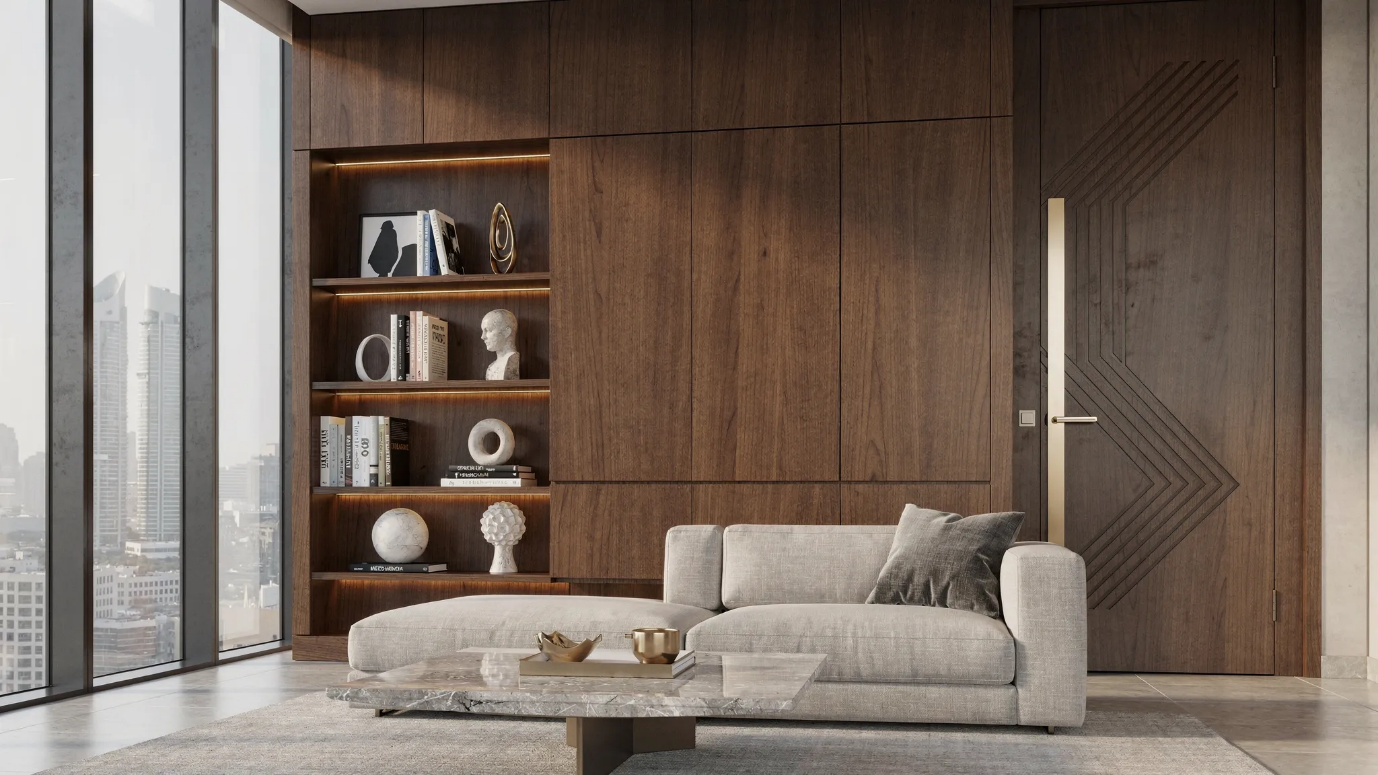 Joinery work project for a home in dubai