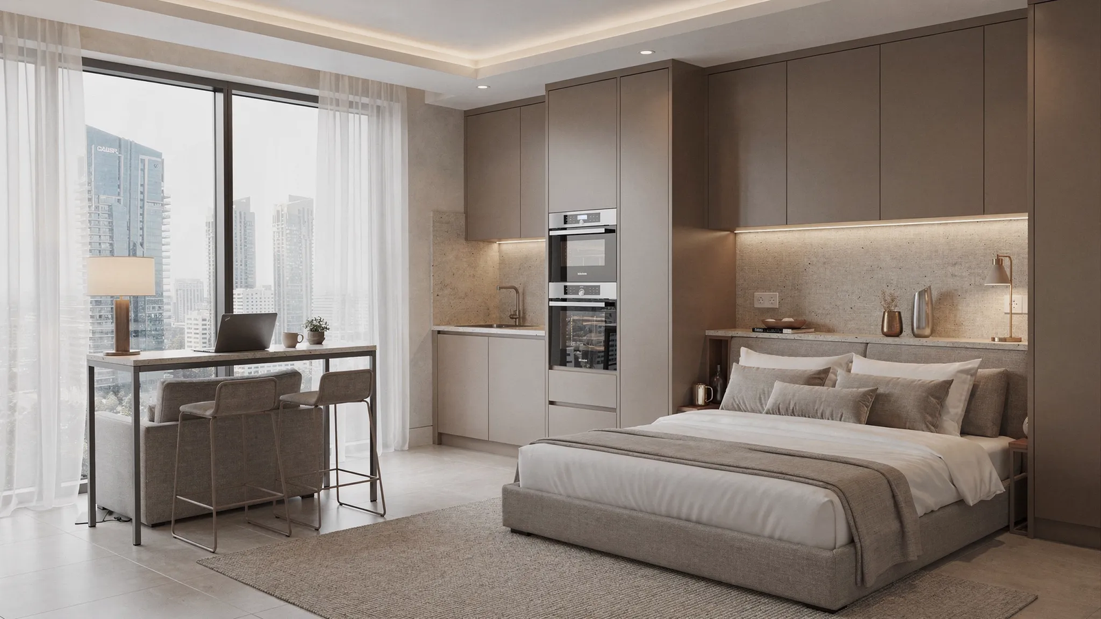 studio apartment renovated image